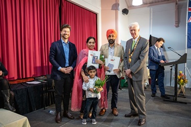 Moorabool residents who received their Australian Citizenship on 27 August 2022 at Council's ceremony