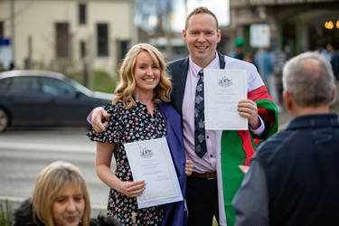 Moorabool residents who received their Australian Citizenship on 27 August 2022 at Council's ceremony
