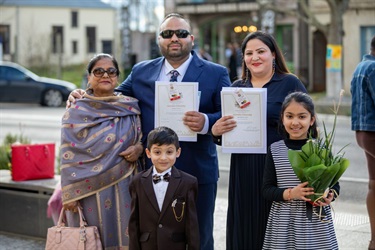 Moorabool residents who received their Australian Citizenship on 27 August 2022 at Council's ceremony