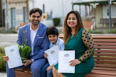 Moorabool residents who received their Australian Citizenship on 27 August 2022 at Council's ceremony