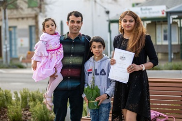 Moorabool residents who received their Australian Citizenship on 27 August 2022 at Council's ceremony