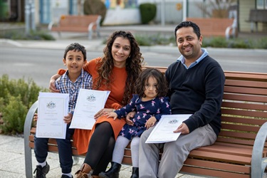 Moorabool residents who received their Australian Citizenship on 27 August 2022 at Council's ceremony