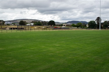 view of oval