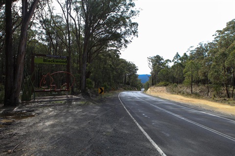 Blackwood street sign